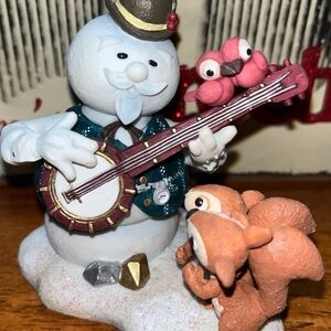 Enesco SAM THE SNOWMAN AND HIS BANJO
